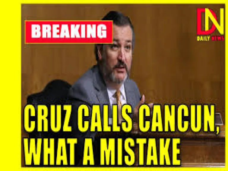 Ted Cruz said that flying to Cancun, Mexico, as a winter disaster in his home state left millions